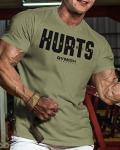 Funny Gym Workout Shirt for Men, Everything Hurts