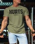 Funny Gym Workout Shirt for Men, Everything Hurts