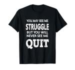 Motivational Workout Tee for Men and Women