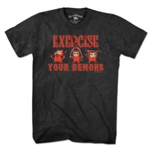 Exercise Your Demons Unisex Vintage T-Shirt