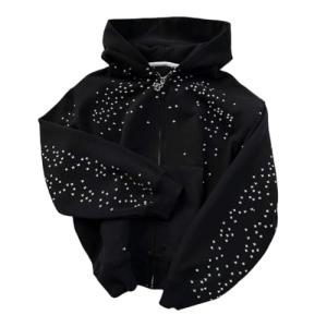 Y2K Oversized Zip Up Hoodie for Men