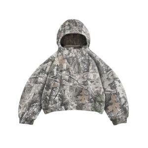 Women's Oversized Cheetah Print Zip-Up Hoodie