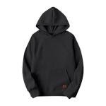Plus Size Unisex Y2K Oversized Hoodie Black
