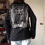 Women's Y2K Fairy Grunge Oversized Graphic Tee