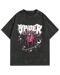 Vintage Acid Wash Oversized Graphic T-Shirt for All