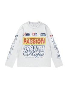 Y2K Men's Oversized Graphic Long Sleeve Tee