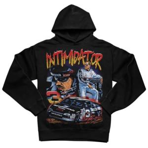Retro Black Rabbit 90s Racing Dale Hoodie
