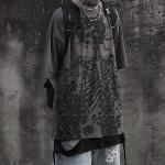 Y2K Skeleton Punk Goth Graphic Oversized T-shirt