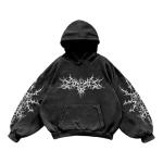 Men's Oversized Retro Graphic Hoodie Sweatshirt