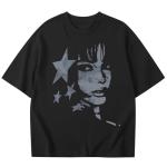 Y2K Oversized Graphic Tee for Women