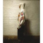 Oversized Black Vintage Grunge Zip-Up Hoodie