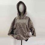 Oversized Leopard Print Y2K Graphic Hoodie
