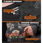 Retro Black Rabbit 90s Racing Dale Hoodie