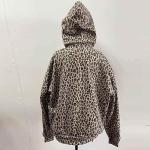 Oversized Leopard Print Y2K Graphic Hoodie