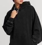 Men's Oversized Vintage Acid Wash Hoodie