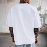 Men's Oversized Graphic Letter Print T-Shirt