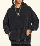 Men's Oversized Vintage Acid Wash Hoodie
