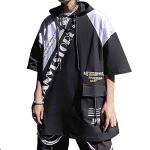 Unisex Black Hip Hop Short-Sleeve T-Shirt