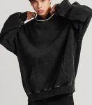 Men's Oversized Vintage Acid Wash Hoodie