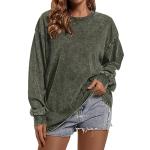 Oversized Vintage Acid Wash Green Crewneck Tee