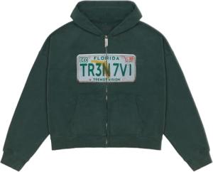 Cute Graphic Hoodie Zip Up Oversized Jacket