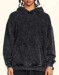 Men's Oversized Vintage Acid Wash Hoodie
