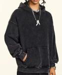 Men's Oversized Vintage Acid Wash Hoodie
