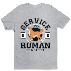 Personalized "Do Not Pet" Pet Lover T-Shirt