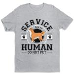 Personalized "Do Not Pet" Pet Lover T-Shirt