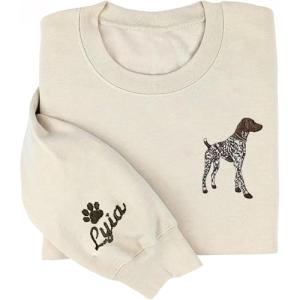 Custom Dog Name German Shorthaired Pointer Sweatshirt