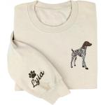 Custom Dog Name German Shorthaired Pointer Sweatshirt