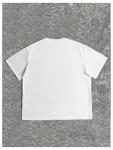 Lip Print Graphic Tee for Men - White