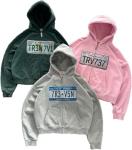 Cute Graphic Hoodie Zip Up Oversized Jacket