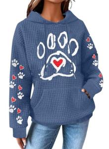 Dog Mom Hooded Sweatshirt for Pet Lovers