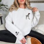 Custom Dog Name German Shorthaired Pointer Sweatshirt
