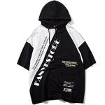 Unisex Black Hip Hop Short-Sleeve T-Shirt