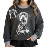 Custom Dog Mom Sweatshirt with Personalized Photo