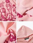 Y2K Cute Oversized Pink Graphic Hoodie
