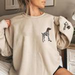Custom Dog Name German Shorthaired Pointer Sweatshirt