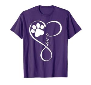 Funny Pawprint Design for Dog Lovers T-Shirt