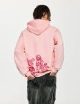 Y2K Cute Oversized Pink Graphic Hoodie