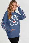 Dog Mom Hooded Sweatshirt for Pet Lovers