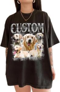 Custom Dog Mom T-Shirt - Personalized Pet Lover Tee