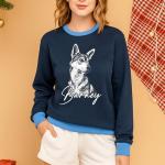 Custom Dog Mom Sweatshirt with Personalized Photo