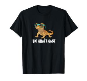 I Do What I Want Crested Gecko T-Shirt