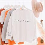 Personalized Dog Mom Hoodie with Embroidered Ears