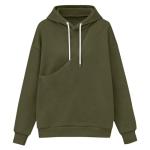 Army Green Dog Holder Hoodie for Men