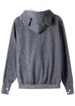 Jomago Women's Animal Pouch Hoodie - Dark Grey