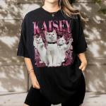Personalized Vintage 90s Cat Face T-Shirt