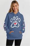 Dog Mom Hooded Sweatshirt for Pet Lovers